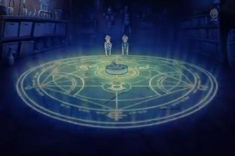 魔法圆(magic circle)」,这个东西是施术者在召唤恶魔或是死灵时用来