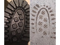 皮靴鞋底驚現納粹「卐符號」  美國公司道歉全回收下架