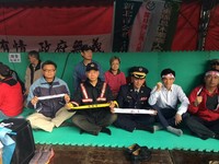 直擊警官加入絕食抗議　年改盟22日號召25萬人上街頭
