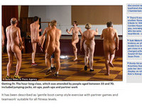 女健身教練開「裸體棒式課程」：脫光光看得比較清楚