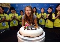 WTA台灣賽／莎法洛娃生日無緣決賽　驚喜慶生提早破梗