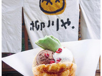 柳川新開幕散步美食！來自大阪的限量義式冰淇淋菠蘿