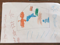 寒假在做什麼？小一男童畫「在家ㄉㄚ手ㄑㄧㄤ」網笑噴