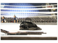WWE送葬者退休　退場後衣物、帽子還留在擂台上