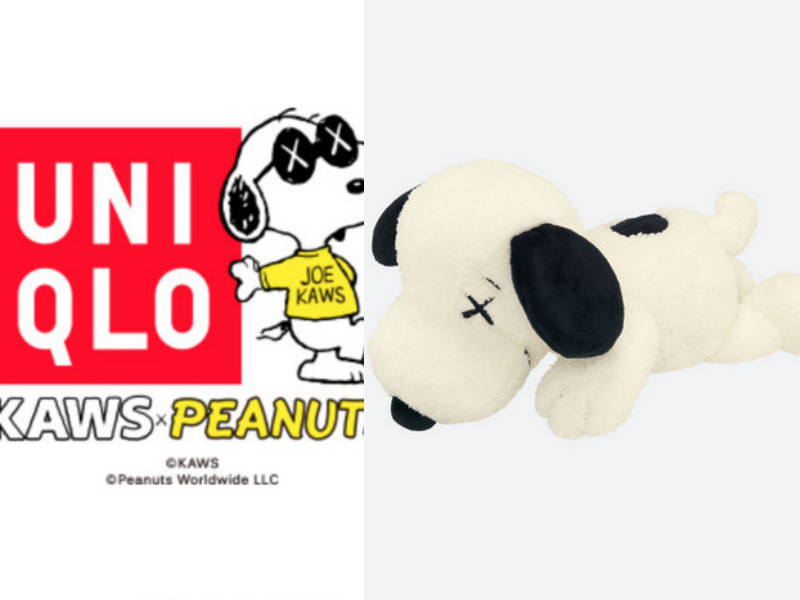 限量的uniqlo x kaws x peanuts大史努比娃娃,原订早上9点开卖,不料