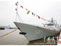 陸首艘056護衛艦交付海軍　提升基地防禦力量