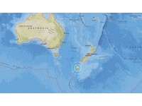 紐西蘭外海發生6.6強震　震源在海底深處10公里