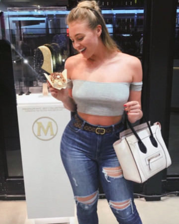 (图/翻摄自daily街拍微博,iskra lawrence ig)