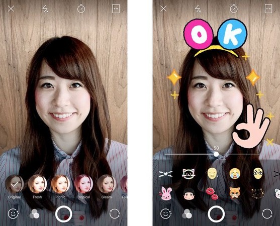 line相机大玩整合,免用其他app就有一堆新滤镜!