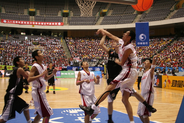 ▲台北小巨蛋舉辦第一次大型籃球賽是HBL高中籃球甲級聯賽。（圖／東森國際）