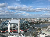 千禧年著名地標！搭倫敦眼躍上天際 高空眺望泰晤士河