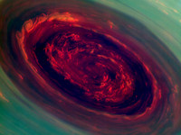 比地球颶風大20倍　土星「玫瑰颶風」有綠雲圍繞