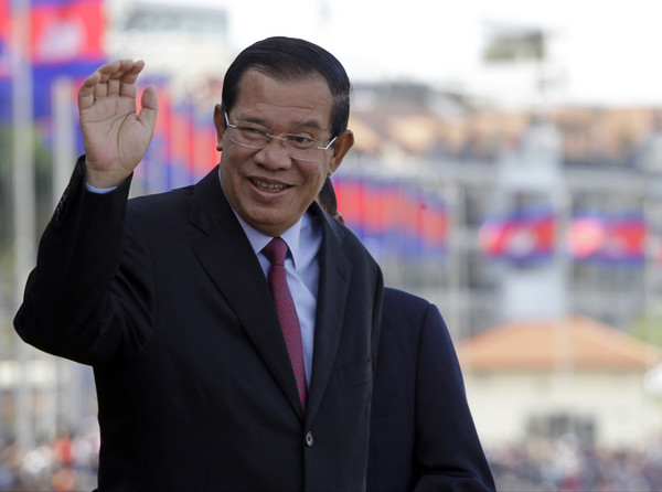 ▲▼柬埔寨王國首相洪森。（圖／達志影像／美聯社）