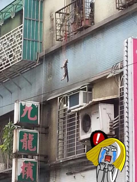 恐怖!3楼公寓阳台外吊死猫 屋主疑似精神病患