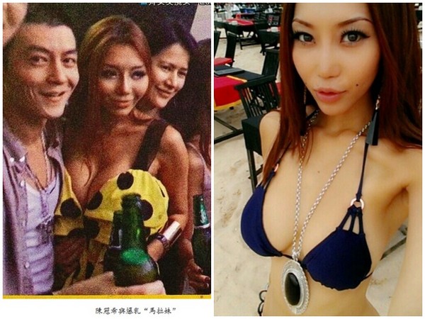 陈冠希夜店笑搂<em>E奶妹</em>林云 女友洪文安暴怒走人