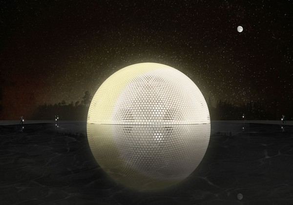 绿色悦满中秋 香港维多利亚「one2free彩灯大