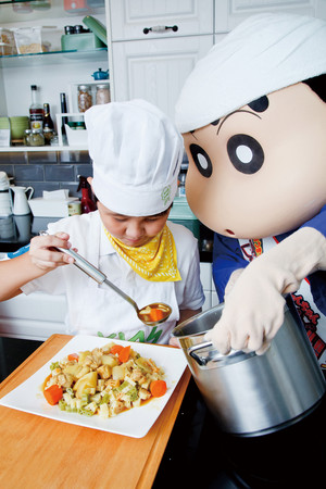 kids/幻想料理 feat. 蜡笔小新 面食王的b级美味创意