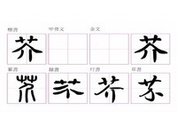 張炳煌／每日一字／芥