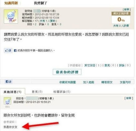 d43645 男知識+問「我劈腿了」　正牌女友解答：留你全屍《ETtoday 新聞雲》