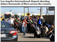 美國洛杉磯機場槍擊案釀1死7傷　數百航班受影響