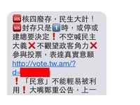 潛在詐騙網站？「核四廢存」投票簡訊恐個資外洩