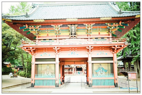 根津神社,是1706年由五代将军德川纲吉所建造,是江户时代江户城最大的