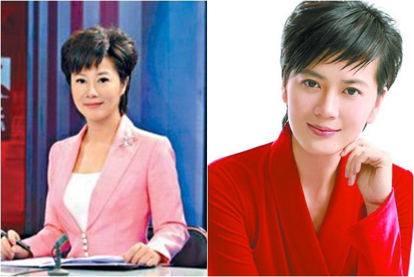 ▼央视女主播叶迎春(左)与沈冰.(图/翻摄自网路)图片