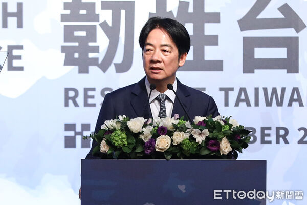 ▲總統賴清德出席「韌性台灣·民主永續」國際論壇。(圖/記者林敬旻攝)