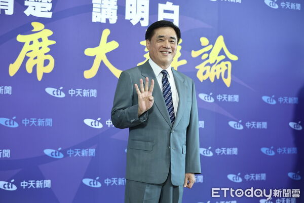 ▲郝龍斌出席國民黨主席辯論會。(圖/記者林敬旻攝)