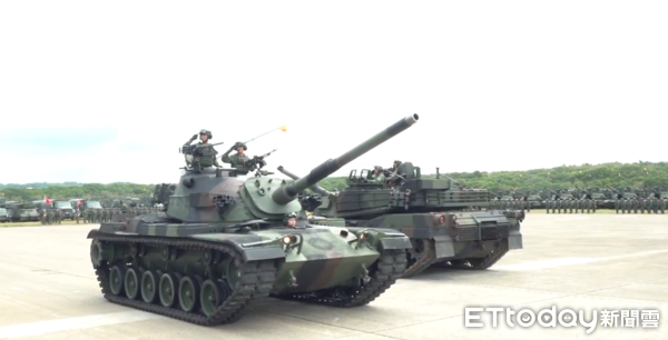 ▲▼「陸軍裝甲第五八四旅聯兵三營換裝M1A2T戰車成軍典禮」。(圖/記者許靖騏攝)