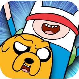 这款名叫《adventure time blind finned》的app小游戏是卡通频道(cn