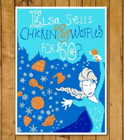 爸爸和小女儿说说「画」,童话变海报 | 键盘大柠