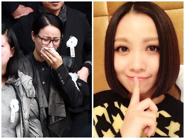 姚贝娜追悼会上泣不成声 那英:感觉像失去了亲人