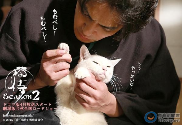 ▼新片《猫侍2》即将登场,北村一辉在续集当中将和白猫玉之丞关系