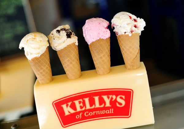 英国康沃尔-凝脂奶油冰淇淋(图/http/www.kellysofcornwall.co.