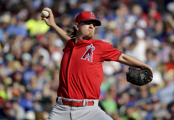 天使队威佛(jered weaver)担任开幕战先发.(图/达志影像/美联社)
