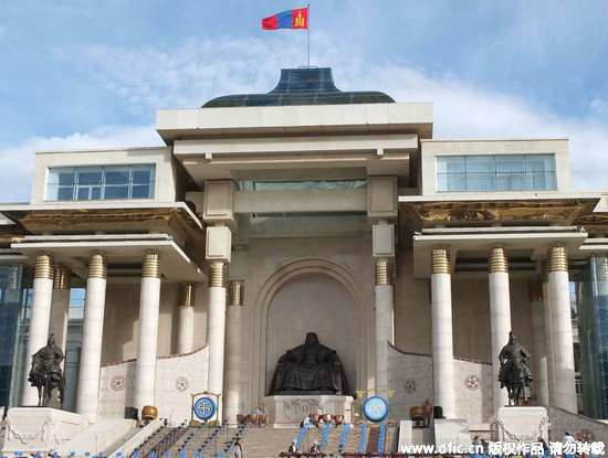 蒙古最高楼图片
