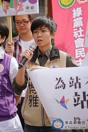 ▼苗博雅强调,选举已倒数80天,两大党却都尚未针对同志政见,提出具体