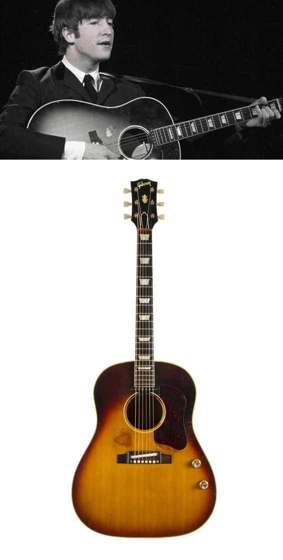 约翰蓝侬遗失50年的吉他回来了! 加州7873万拍卖