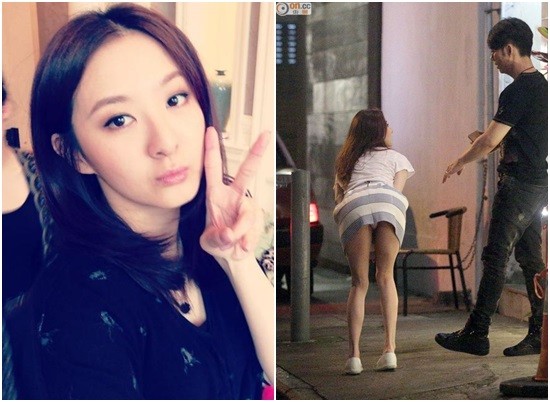 港甜美女星和男友吵架 当街暴走脱裙,跳车3次!