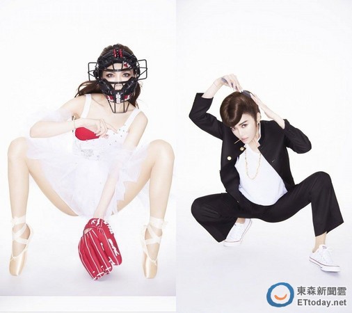 谢金燕深蹲辣开m字美腿! 扮猫女唱新歌「蹦蹦趴」