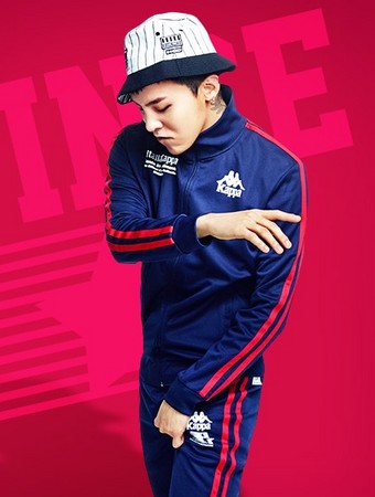 运动品牌 kappa在100周年之际,高调宣布gd成为品牌全新形象代言人.