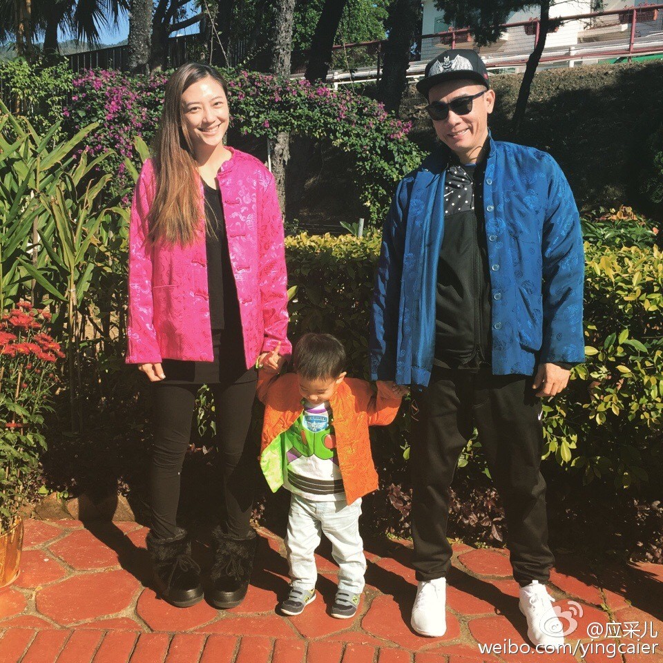 ▼陳小春,應採兒結婚6年,有一個3歲兒子jasper.(圖/取自微博)