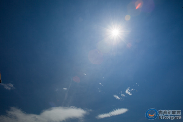 太陽,夏日,夏天,炎熱,天氣,氣溫,中暑,烈日（圖／記者季相儒攝）