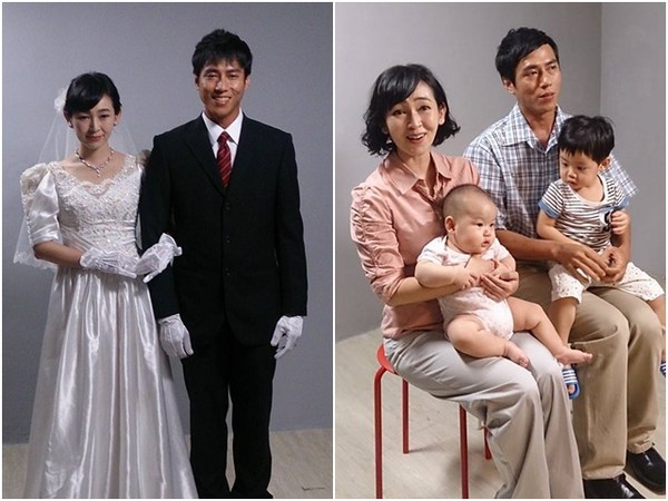 庄凯勋和蔡灿得在剧中饰演夫妻.(图/取自《我家的方程式》脸书)