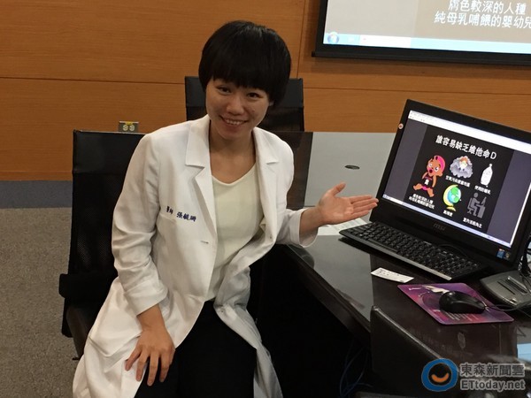 成大医院小儿部新生儿科医师张毓珊指出,新生儿应补充维他命d,以