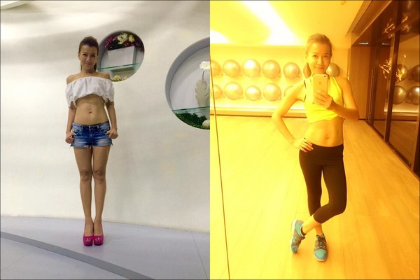 曾雅兰40岁练出逆天川字腹肌! 晒「女神辣照」完胜名模