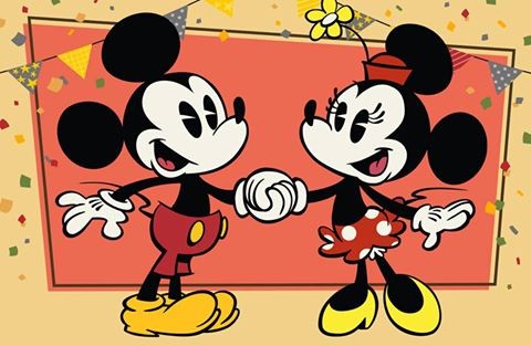 米奇米妮88岁生日快乐(图/翻摄自日本迪士尼脸书粉丝专页)