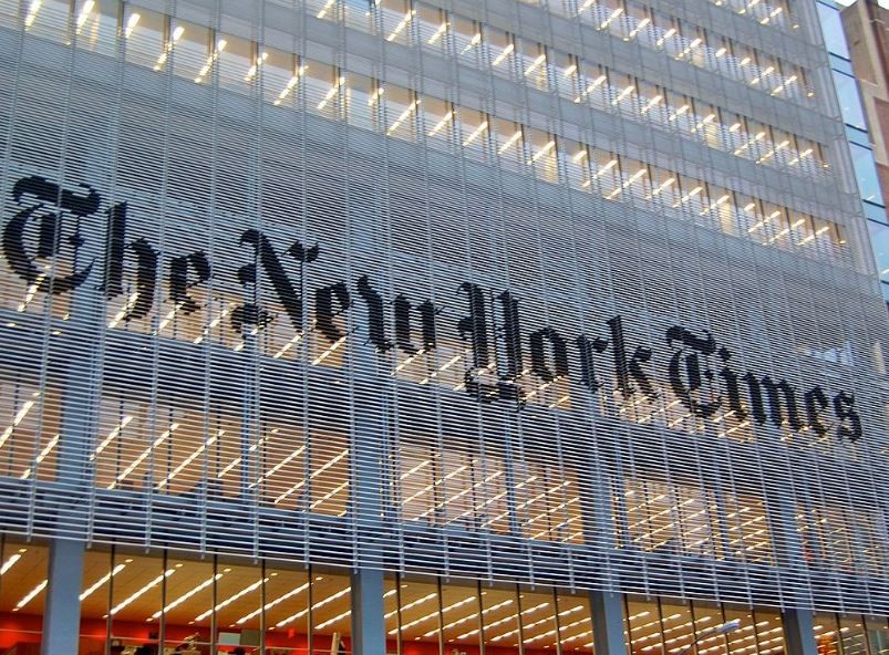紐約時報大樓。（圖／翻攝自維基百科）