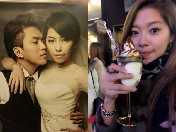 energy成员阿弟(萧景鸿)与老婆mei(邱馨苇)结婚10年,育有两个宝贝女儿